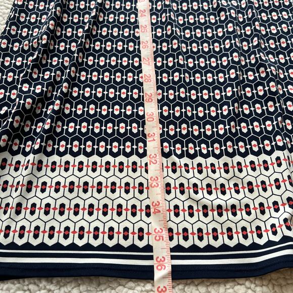 Max Studio Sleeveless Navy Pattern Dress Small - Picture 10 of 11